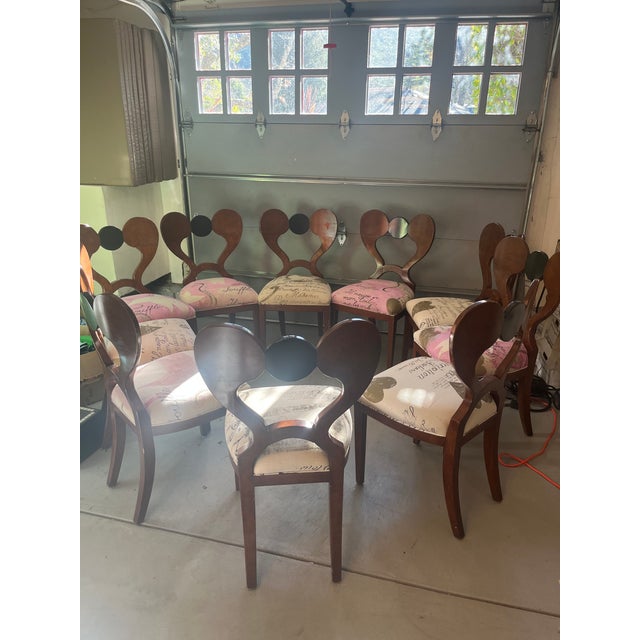 Peter Alexander Dining Chairs, Attributed, 10 Pieces For Sale In San Francisco - Image 6 of 16