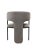 Metal Sabrina Dining Armchair in Gray For Sale - Image 7 of 7