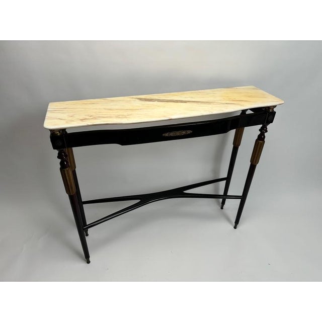 Paolo Buffa Mid-Century Italian Console Table in the style of Paolo Buffa, Italy, 1950s For Sale - Image 4 of 12