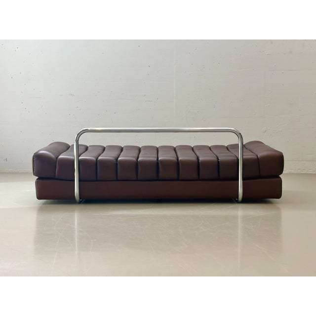 Brown DS-85 Sofa Bed in Cognac Brown by de Sede, Switzerland, 1960s For Sale - Image 8 of 18