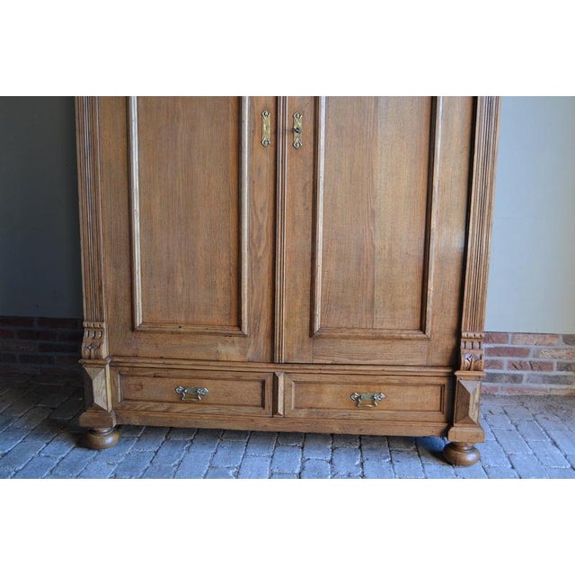 Antique Oak Wooden Cabinet For Sale - Image 4 of 10