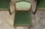 1930s French Art Deco Oak Dining Chairs in Green Velvet - Set of 6 For Sale - Image 4 of 18