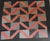 1920s 1930s Amish Wool Doll Quilt in Plexy Frame in a Zig Zag Pattern For Sale - Image 5 of 5