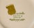 Late 20th Century Blue, and Gold Striped Supradura Commemorative Whale Catchall Dish For Sale - Image 5 of 6