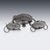 Metal 19th Century Antique Indian Kutch Silver Tea Service, Set of 3 For Sale - Image 7 of 18