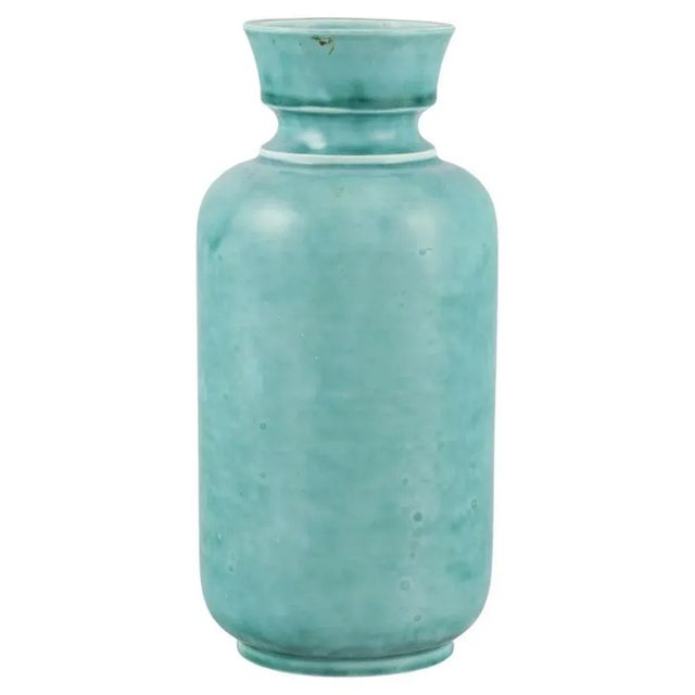 Large Stoneware Argenta Series Vase by Wilhelm Kåge for Gustavsberg For Sale - Image 9 of 9