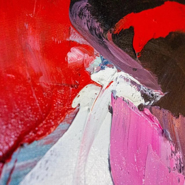 Modern Large Oil Painting by Hendrik Nijs For Sale - Image 6 of 8