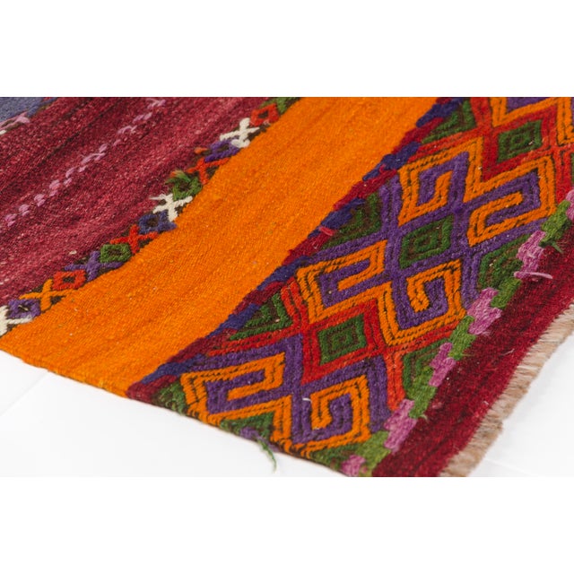 Turkish 1960s Anatolian Kurdish Wool Kilim Rug For Sale - Image 3 of 10