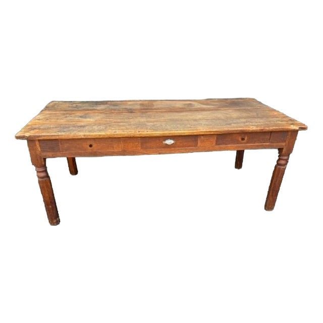 Oak Dining Table, 1960s For Sale