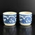 Blue Vietnamese Late Nguyen Dynasty Hue Blue and White Porcelain Brush Pots with Fish, 19th Century, Set of 2 For Sale - Image 8 of 8