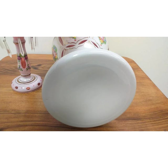 Glass Vase and Candleholders, Czechoslovakia, Set of 2 For Sale - Image 7 of 9