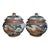 Pair of Chinese Famille Rose Porcelain Covered Jars With Eight Horses Motif For Sale