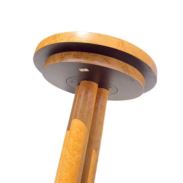Wood Enrique Garcel Burlwood Art Deco Occasional Accent Table For Sale - Image 7 of 11