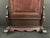 Late 20th Century Chinese Art Hardwood and Marble Dream Stone Table Screen For Sale - Image 10 of 11