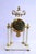Late 19th Century Louis XVI Style French Marble & Gilt Bronze Portico Mantel Clock For Sale - Image 4 of 7