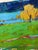 Green Impressionistic Landscape Original Oil Painting For Sale - Image 8 of 12