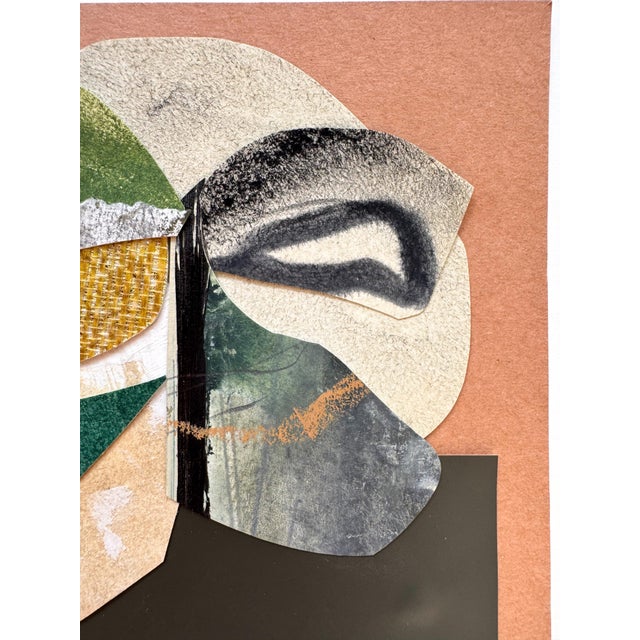 "New Directive 6" Original Mixed-Media Collage on Paper by Zac Woodiel For Sale - Image 4 of 8