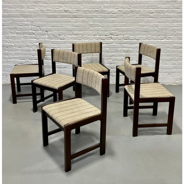 Cream Mid Century Modern Dining Chairs by Faarstrup, Denmark | Danish Set of 6 Chairs, C. 1960s For Sale - Image 8 of 16