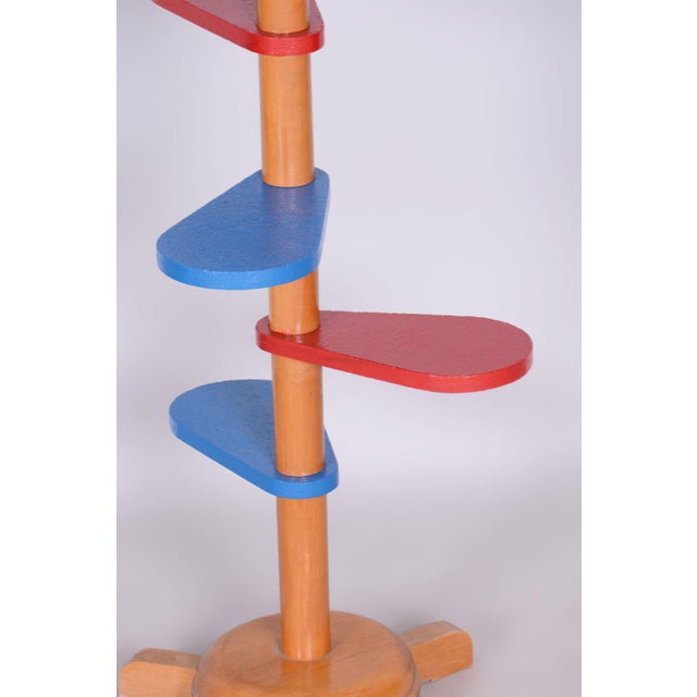 Mid-Century Flower Stand in Beech, 1950s For Sale - Image 4 of 9