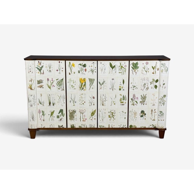 Swedish Modern, Monumental Nordens Flora Cabinet, Mahogany, Sweden, 1940s For Sale In New York - Image 6 of 18