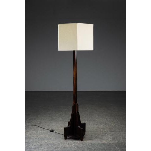 Amsterdam School Standing Lamp, 1920s For Sale - Image 10 of 10