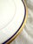 French Set of 8 Gold & Blue Rim Dinner Plates by C. Ahrenfeldt For Sale - Image 3 of 8