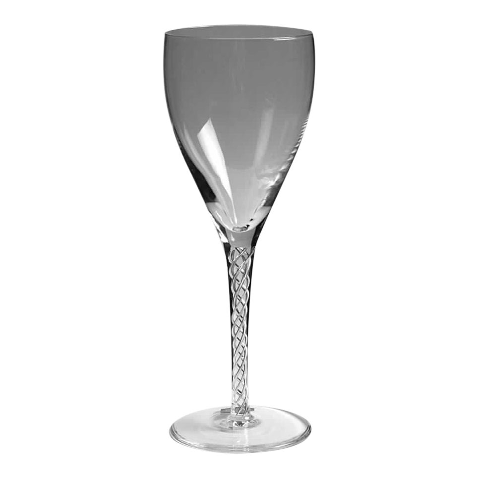 Stuart Crystal Iona Air Twist Stem Large Wine Glass Chairish