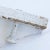 Shabby Chic 1920's Antique Rustic French Carved Coat/Hat Rack/Distressed White For Sale - Image 3 of 5