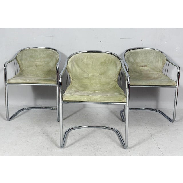 Vintage Cantilever Chairs by Gastone Rinaldi for Rima, 1970s, Set of 4 For Sale - Image 12 of 18