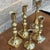 Vintage grouping of five solid brass candlestick holders. These we are all made in Portugal by Valsan although some of the...