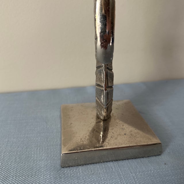 1990s Barclay Buyers Seahorse Silver Candle Holder For Sale In Nashville - Image 6 of 10