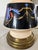 Metal Art Deco Table Lamp in Glazed and Gilded Porcelain, 1920s For Sale - Image 7 of 10
