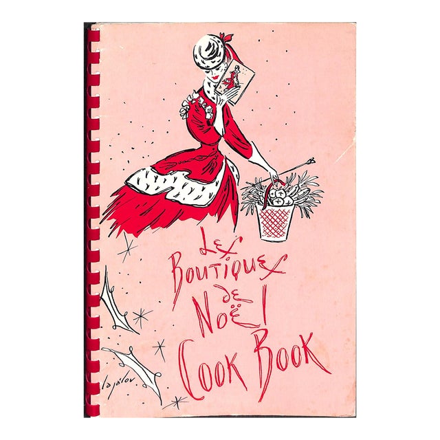 "Les Boutiques De Noel Cookbook" 1965 For Sale