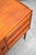 Mid Century Danish Modern End Table Side Entryway Teak 3 Drawers Wood Cabinet For Sale - Image 9 of 12