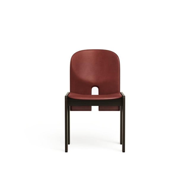 Scarpa 121 Chair in Wood and Leather by Afra & Tobia Scarpa For Sale - Image 12 of 15