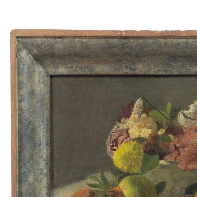 Painting - Francisco José de Resende - 19th Century. "Still Life". Oil on canvas mounted on wood. Signed and dated Porto...
