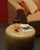 Gold Tall Satin Varnish Yellow Gold Leaf Side Table by Reda Amalou Design For Sale - Image 8 of 11