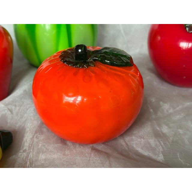 Murano Style Hand Blown Glass Fruit For Sale - Image 10 of 15