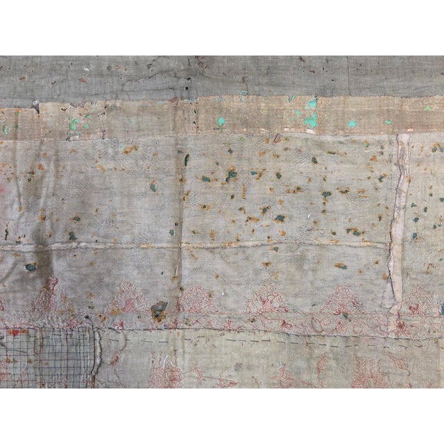 Antique Early 20th Century Sumatran Ceremonial Tirai Textile Hanging For Sale - Image 18 of 18