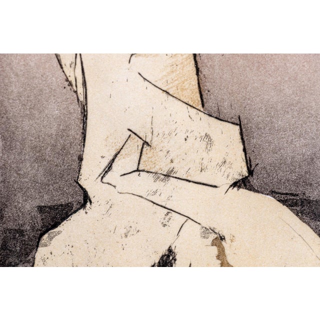 Rare Signed 1973 Dorothea Tanning Surrealist Etching “En Chair Et en Or” Limited Edition 6/100 For Sale In Portland, ME - Image 6 of 14