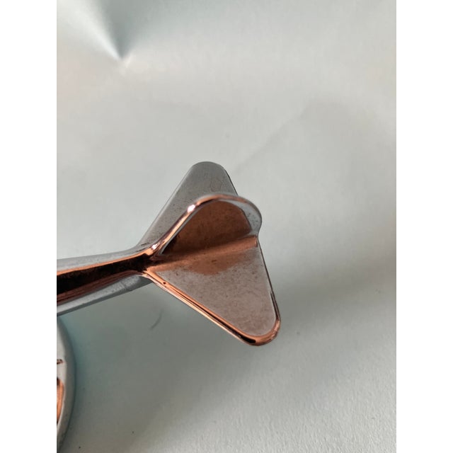 1930-40"s Desk Top Metal Aviation Airplane Cigarette Lighter For Sale - Image 9 of 10