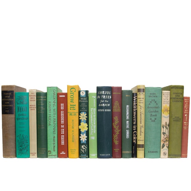 Distinguish any space with our Vintage Gardening Subject By The Foot. One linear foot of authentic vintage cloth and dust...