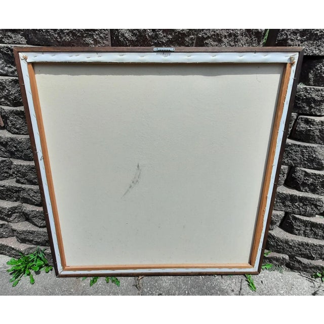 Mid-Century Modern Mid Century Landscape Autumn Fall Trees MCM For Sale - Image 3 of 9