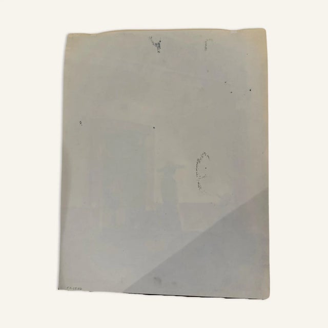 William C Grauer, 1895- 1985, Untitled (Conversation in a Mexican Street) Ink and Watercolor on Paper For Sale - Image 4 of 4