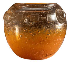 Art Deco Artistic Glass Vase by Charles Schneider, 1920s