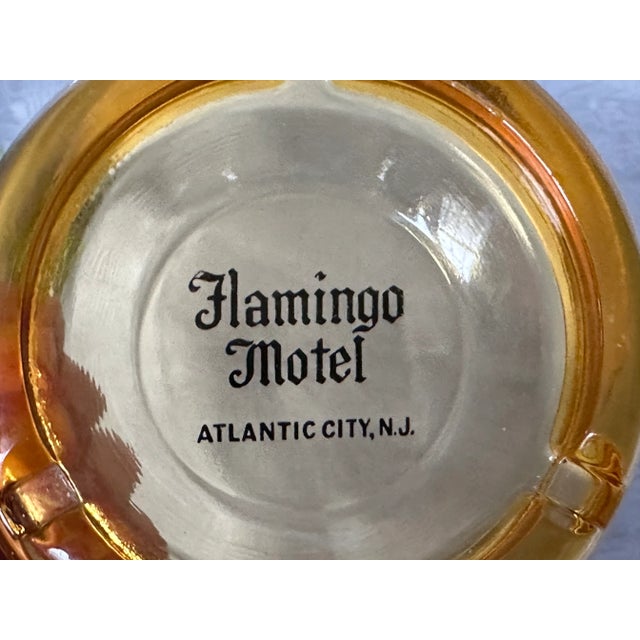 Glass Vintage Glass Atlantic City Hotel Ashtray For Sale - Image 7 of 10