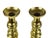 Early 20th Century Tall Traditional Victorian English Style Heavy Solid Brass Candlesticks Candle Holders - Set For Sale - Image 4 of 12