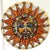 Large Peter Keil Sunburst Wall Sculpture in Painted Metal, Signed, 36" Diameter For Sale - Image 11 of 18