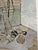 Abstract Vintage 1950s Still Life Mixed Media Collage by Ruth Aizuss Migdal For Sale - Image 3 of 3