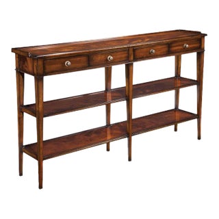 Woodbridge Furniture Neo-Classic Console Table, Margate Finish For Sale